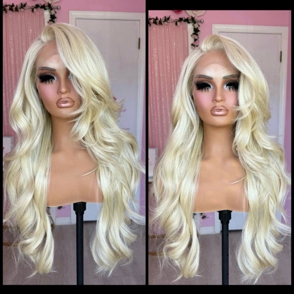 Human Hair Blended Lace Front Wig